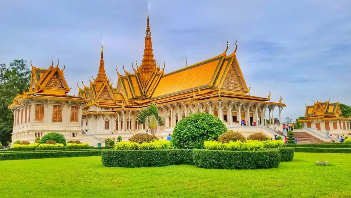 Khmer-style royal palace Cambodia