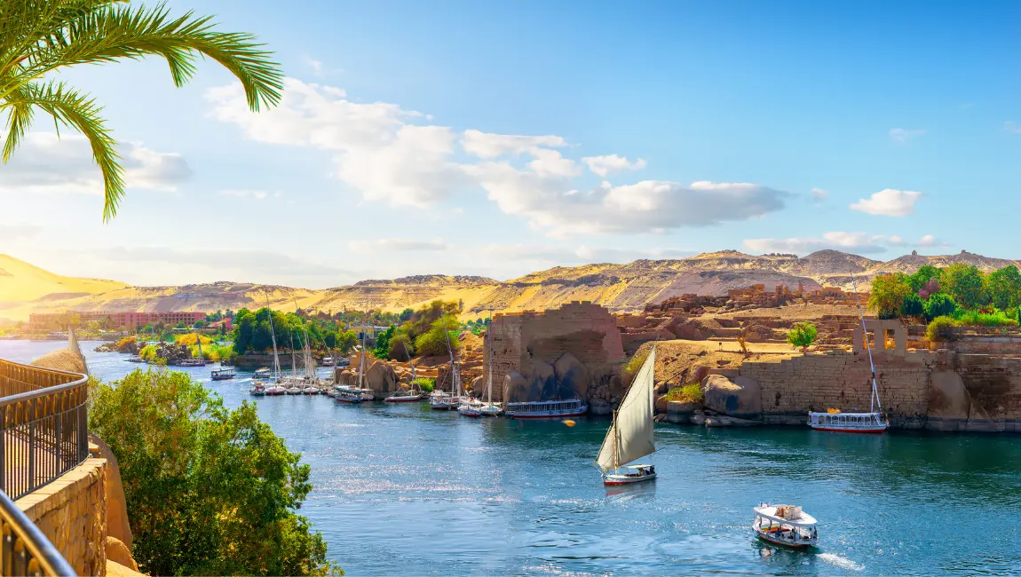 Nile River Aswan EgyptNile River Aswan Egypt