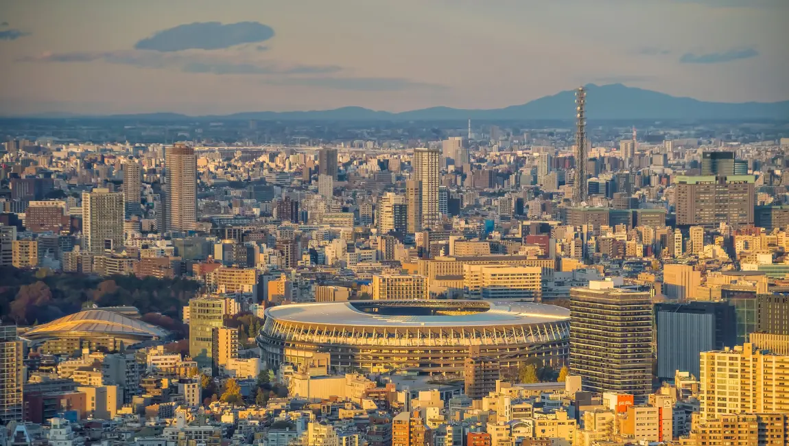 National Stadium in Tokyo Japan